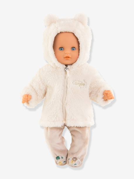 Manteau poupon Forêt enchantée écru 1 - vertbaudet enfant 