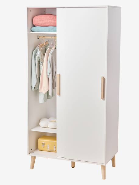 Armoire enfant 2 portes ASPEN blanc 5 - vertbaudet enfant 