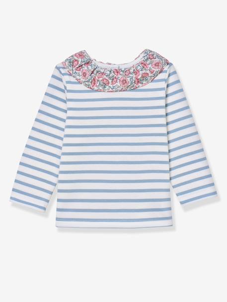 T-shirt manches longues bébé rose clair 1 - vertbaudet enfant 