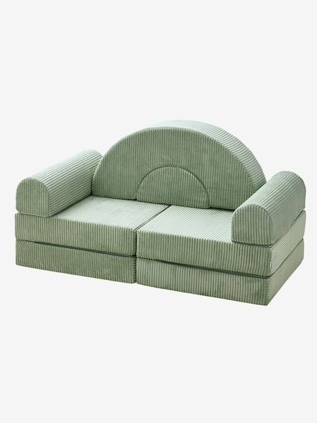 Canapé mousse modulable vert 3 - vertbaudet enfant 