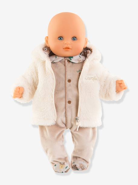 Manteau poupon Forêt enchantée écru 2 - vertbaudet enfant 