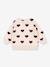 Sweat col rond blanc+rose 2 - vertbaudet enfant 