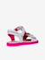 Sandales fille Joyfoot GEOX blanc+fuchsia 10 - vertbaudet enfant 