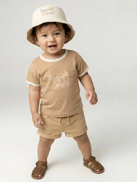 T-shirt bébé garçon en coton bio noix de pécan 7 - vertbaudet enfant 