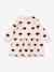 Robe sweat évasée blanc+rose 1 - vertbaudet enfant 
