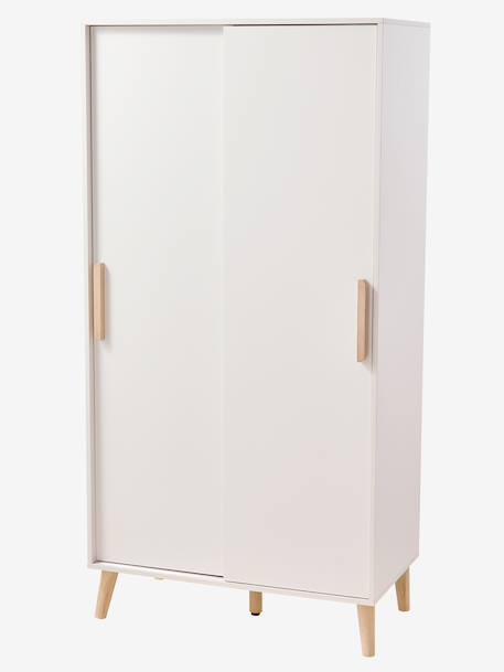 Armoire enfant 2 portes ASPEN blanc 3 - vertbaudet enfant 