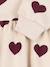 Robe sweat évasée blanc+rose 4 - vertbaudet enfant 