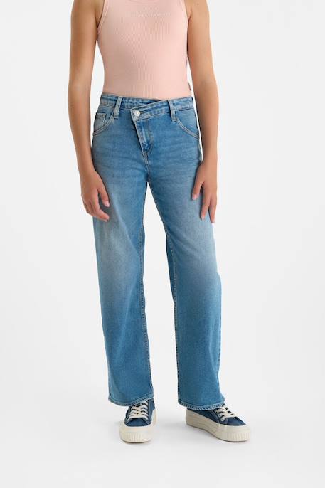 Jeans droite carry, longueur 34 Blue 1 - vertbaudet enfant 