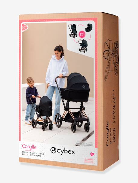 Landau 3en1 Cybex Priam pour poupon noir 4 - vertbaudet enfant 