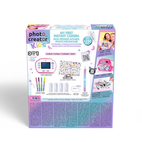 Appareil photo à impression instantanée junior - thème licorne Rose 5 - vertbaudet enfant 