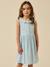 Robe fille - coton biologique Bleu pastel 1 - vertbaudet enfant 