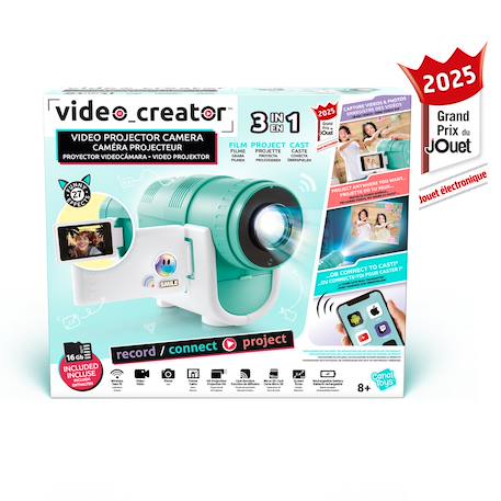 Caméra projecteur avec film et photos - video creator Turquoise 1 - vertbaudet enfant 