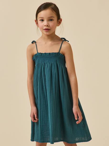 Robe en gaze de coton Canard 1 - vertbaudet enfant 