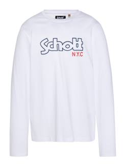 Garçon-T-shirt, polo, sous-pull-T-shirt imprimé à manches longues pour