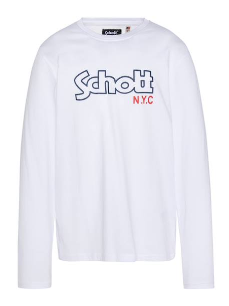 T-shirt imprimé à manches longues pour Blanc+Gris chiné+Marine+Noir 1 - vertbaudet enfant 