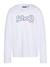 T-shirt imprimé à manches longues pour Blanc+Gris chiné+Marine+Noir 1 - vertbaudet enfant 