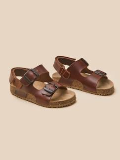 Chaussures-Chaussures fille 23-38-Sandales à brides garçon en cuir