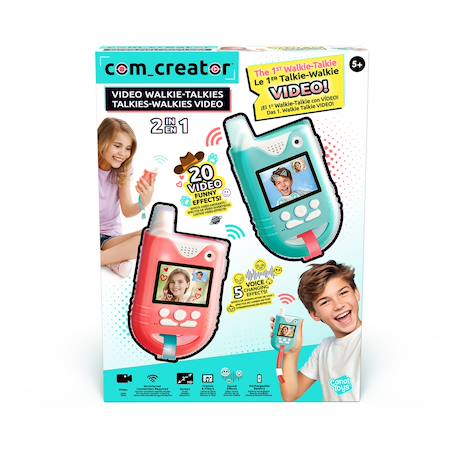 Talkies-walkies avec vidéo Mutli-couleur 1 - vertbaudet enfant 