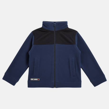 Veste polaire garçon au style casual Beige+Gris+Kaki+Marine+Noir 19 - vertbaudet enfant 