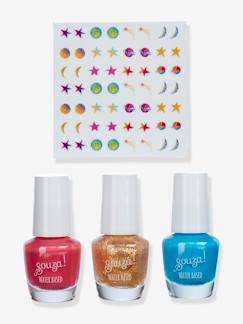 Jouet-Jeux d'imitation-Vernis à ongles et stickers