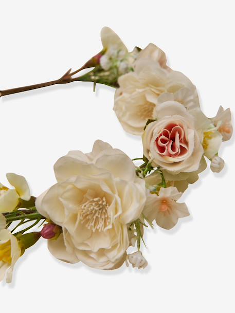 Couronne de fleur enfant écru 2 - vertbaudet enfant 