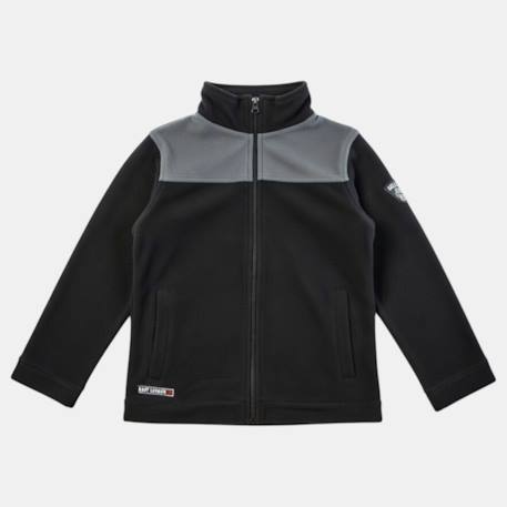 Veste polaire garçon au style casual Beige+Gris+Kaki+Marine+Noir 24 - vertbaudet enfant 