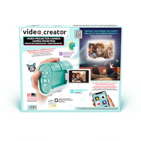 Caméra projecteur avec film et photos - video creator Turquoise 5 - vertbaudet enfant 