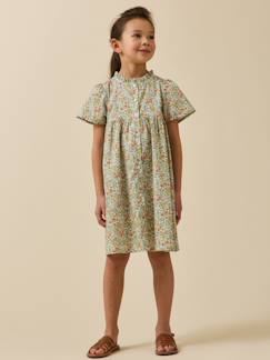 Robe en tissu liberty  - vertbaudet enfant
