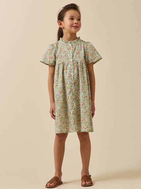 Fille-Robe en tissu liberty