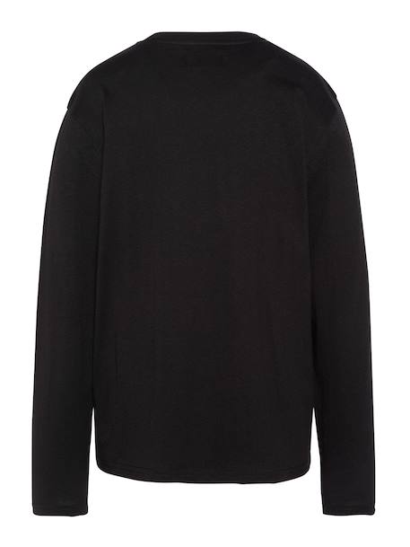 T-shirt imprimé à manches longues pour Blanc+Gris chiné+Marine+Noir 12 - vertbaudet enfant 