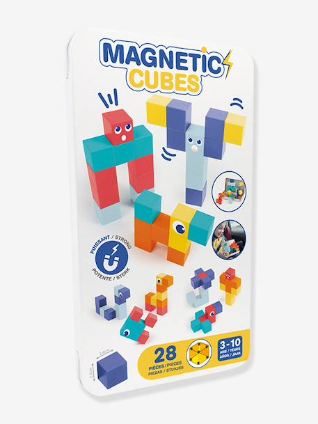 Cubes magnétiques 28 pièces multicolore 2 - vertbaudet enfant 