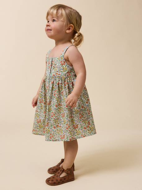 Robe en tissu liberty nazanin bébé Liberty nazanin 1 - vertbaudet enfant 