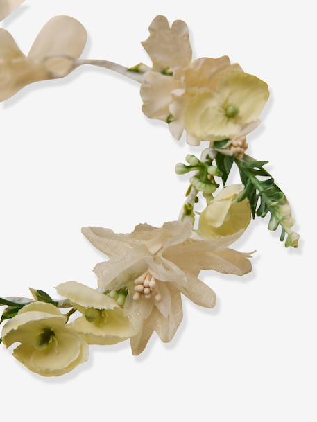 Couronne de fleurs écru 2 - vertbaudet enfant 