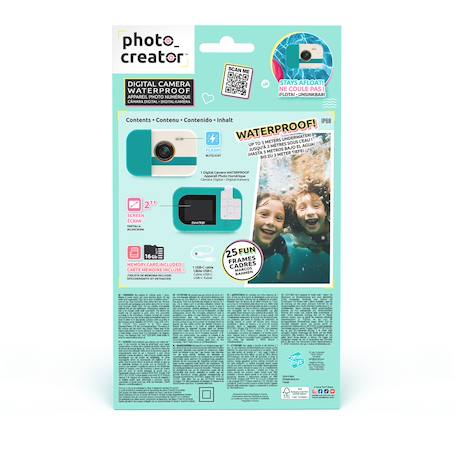 Appareil photo numérique waterproof - photo creator Turquoise 5 - vertbaudet enfant 