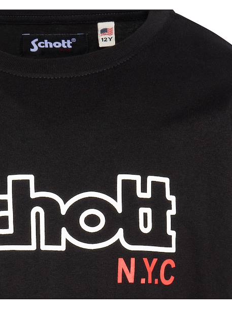 T-shirt imprimé à manches longues pour Blanc+Gris chiné+Marine+Noir 11 - vertbaudet enfant 