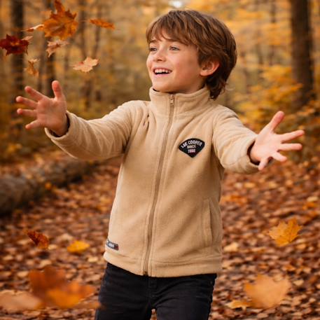 Veste polaire  garçon Beige+Gris+Kaki+Marine+Noir 2 - vertbaudet enfant 