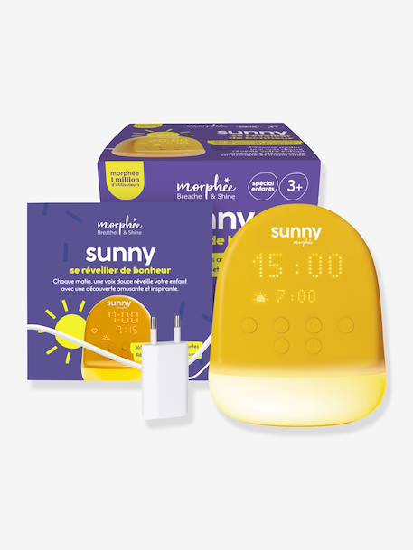 Réveil éducatif SUNNY jaune 5 - vertbaudet enfant 