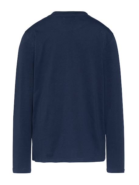 T-shirt imprimé à manches longues pour Blanc+Gris chiné+Marine+Noir 9 - vertbaudet enfant 