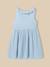 Robe  - coton biologique Bleu pastel 2 - vertbaudet enfant 