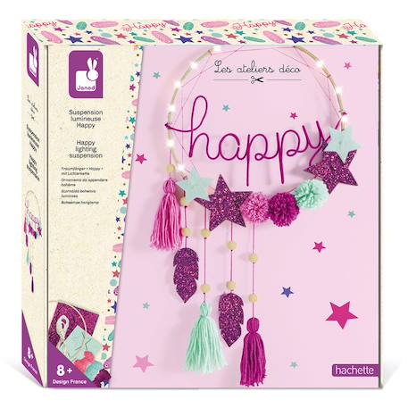 Suspension lumineuse happy Rose 1 - vertbaudet enfant 