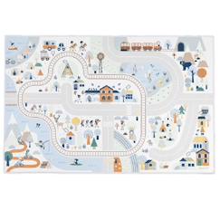 Jouet-Tapis de jeu avec circuit, la vallée blanche