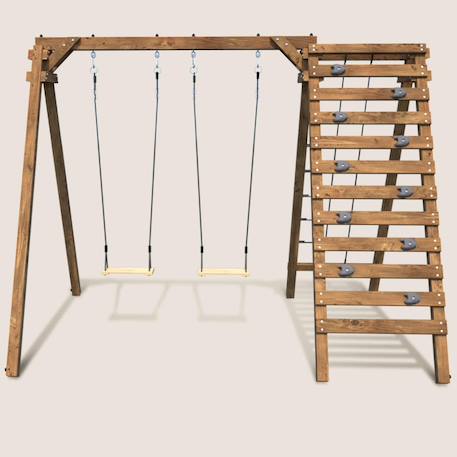 Portique en bois pour enfants tristan Marron 3 - vertbaudet enfant 
