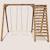Portique en bois pour enfants tristan Marron 3 - vertbaudet enfant 