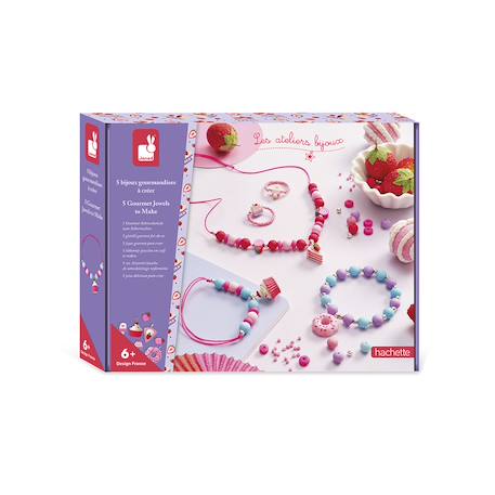 5 bijoux gourmandises à créer Violet 1 - vertbaudet enfant 