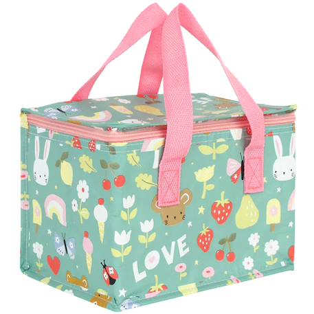 Sac à goûter isotherme Bleu+Jaune+Noir+Rose+Rouge+Vert+Violet 29 - vertbaudet enfant 
