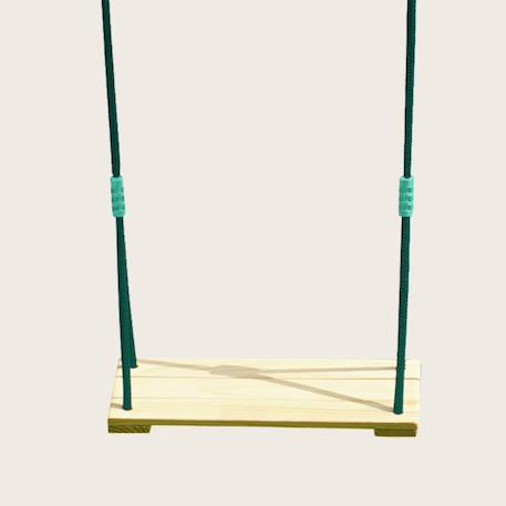 Siège balançoire en bois pour portique Marron 3 - vertbaudet enfant 