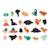 Magnets dinosaures en bois fsc 24 pcs Beige - Chantier+Beige - Ferme+Beige - Fruits et Légumes+Beige - Jardin+Beige - Licornes et Dragons+Beige - Marin+Orange 29 - vertbaudet enfant 