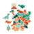 Magnets dinosaures en bois fsc 24 pcs Beige - Chantier+Beige - Ferme+Beige - Fruits et Légumes+Beige - Jardin+Beige - Licornes et Dragons+Beige - Marin+Orange 25 - vertbaudet enfant 