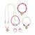 6 bijoux jolis papillons - magic fairies ROSE 2 - vertbaudet enfant 