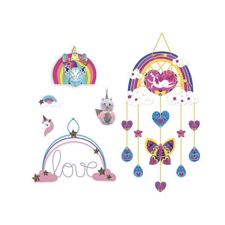 Coffret multi-activités arc-en-ciel Rose 2 - vertbaudet enfant 
